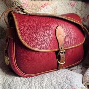 Vintage Dooney & Bourke AWL (Rare) Rose Satchel Bundle
